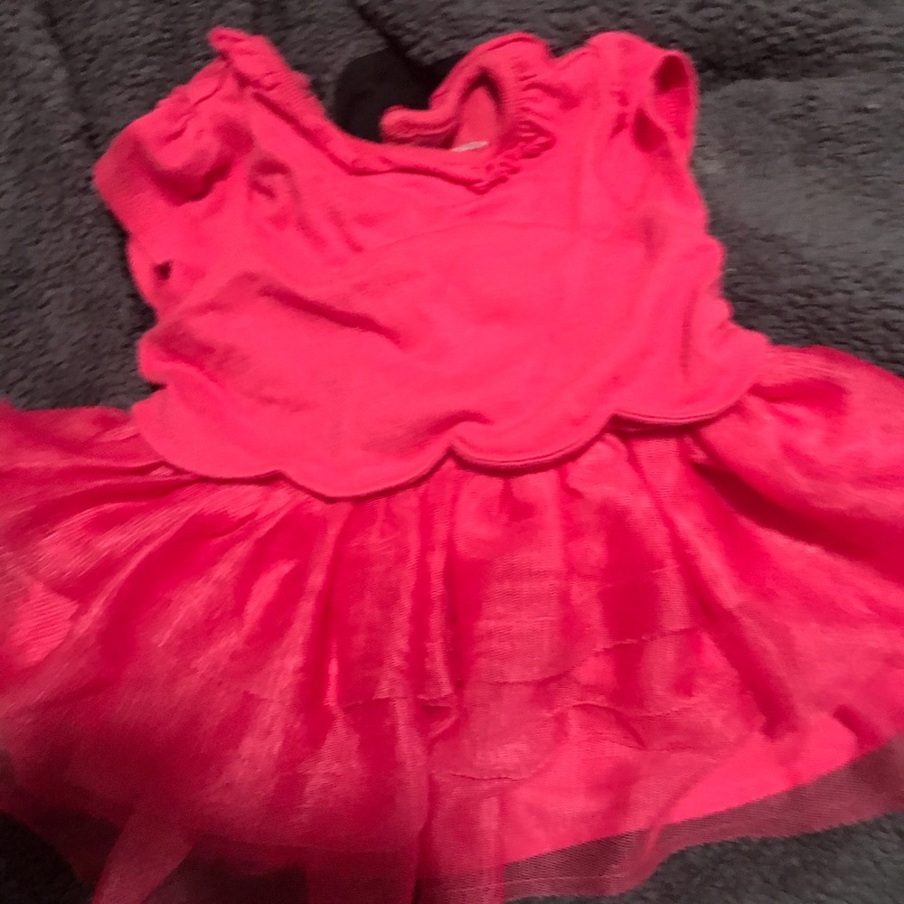Hot pink baby dress